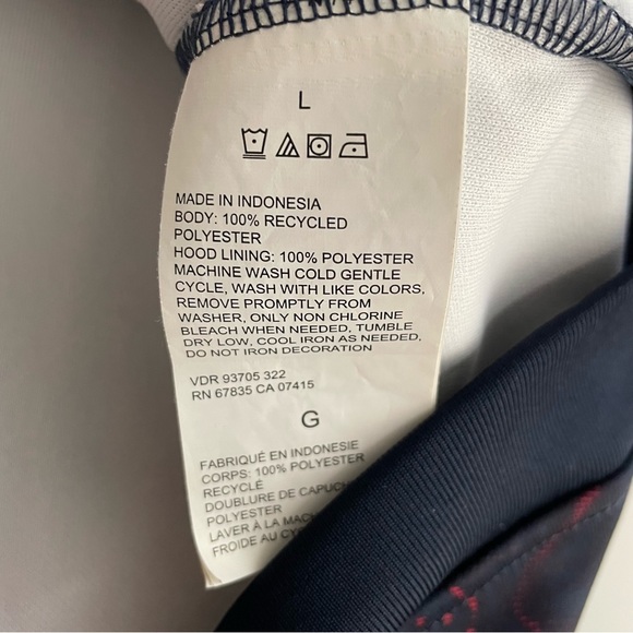 NAUTICA Men’s Competition Hooded Pullover with Front Pockets Size Large - Picture 5 of 11